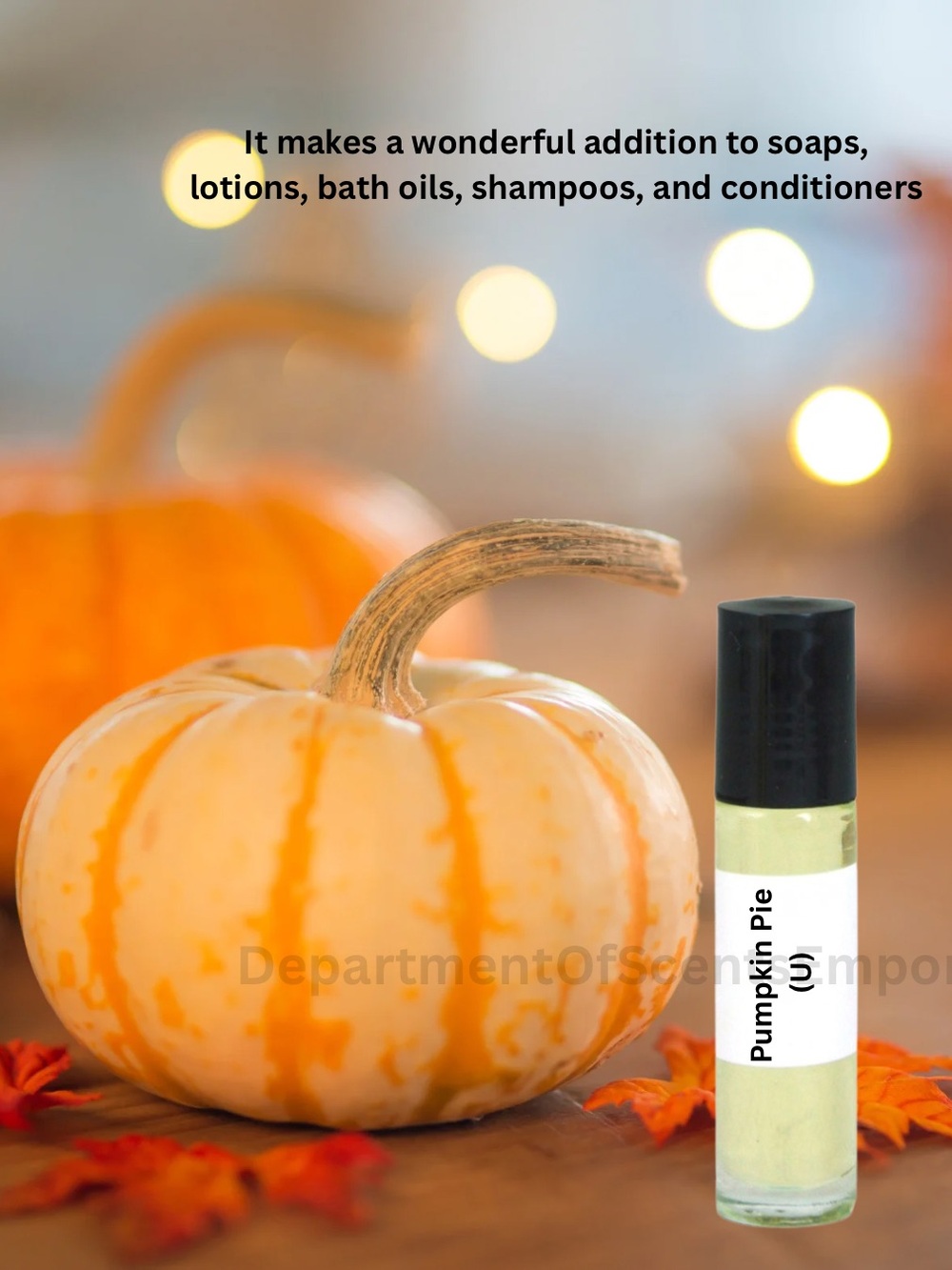 Pumpkin Pie Oil Warmer Candle making Fragrance Oil 1/3 Oz